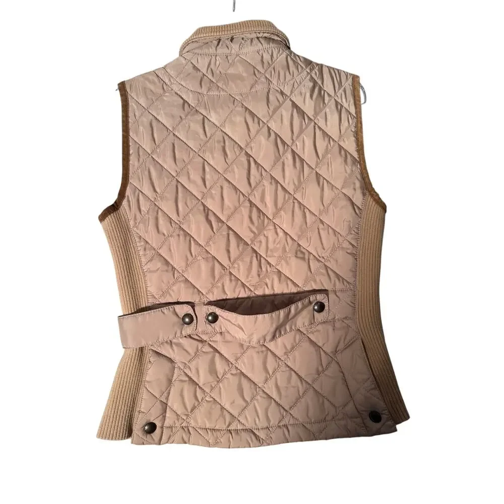 Ralph Lauren Sport Vest Brown Country Riders Jockey Club Challenge Crest Sz XS - Picture 3 of 16